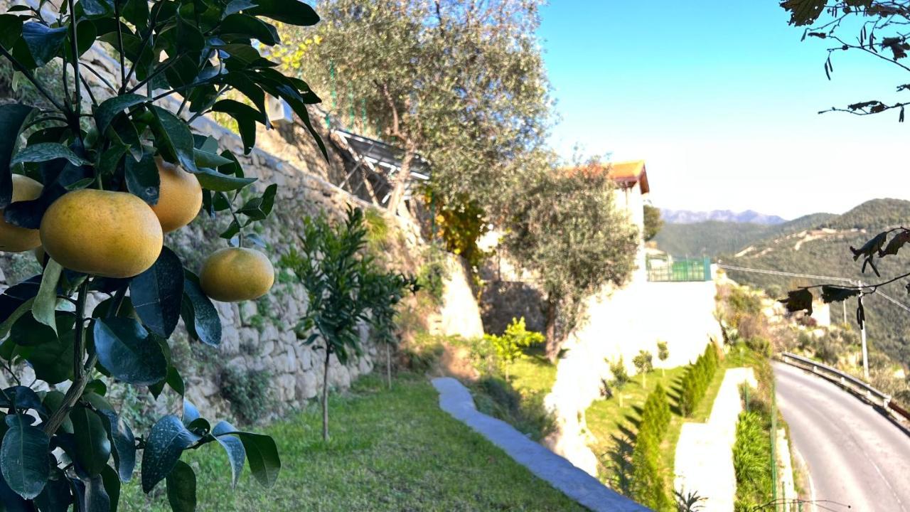 Villa Di Campagna Con Vista Mare 5 Camere Da Letto Pampara Exterior foto